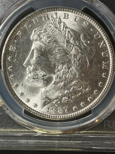 1887  MS62 Morgan Dollar, PCGS 60884109