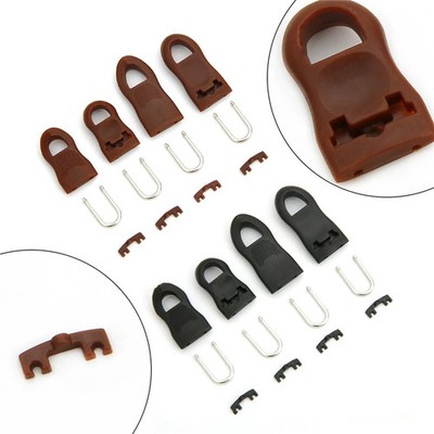 Set Reißverschluss Zipper Puller Ersatz Clips Seil Zugband Rucksack Zubehör