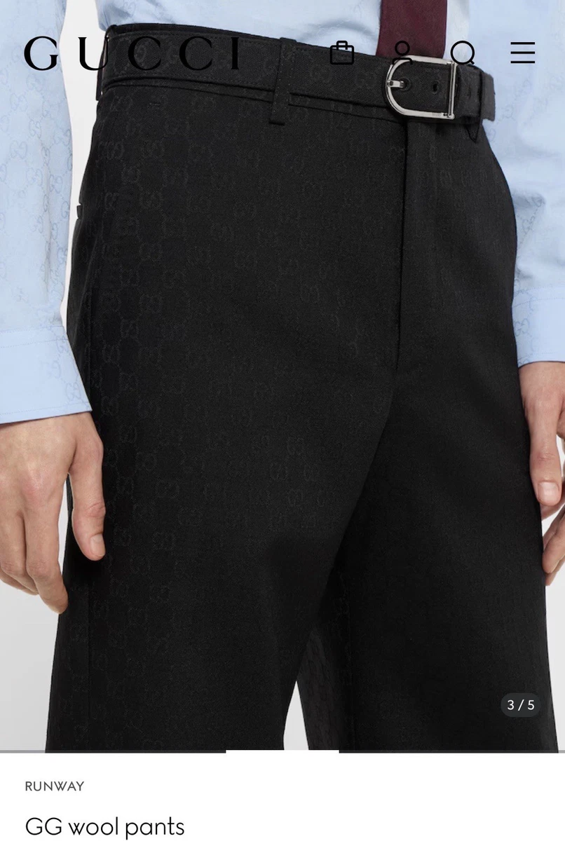 Gucci Black Pants for Men for sale | eBay