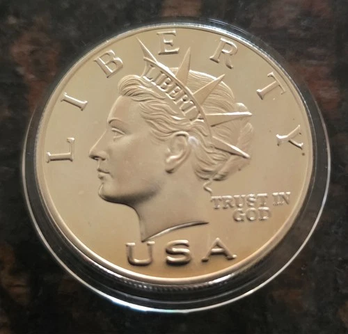 1999 Silver 1 oz NORFED Liberty $10 Proof-Like - Variant 3 - Toned Obverse -99O