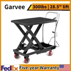 330lbs Capacity Hydraulic Lift Table Cart 28.5" Lifting Height Single Scissor