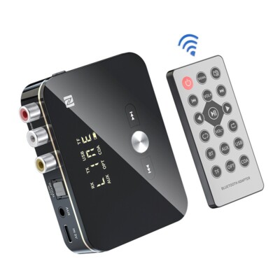 M8 NFC Bluetooth Adapter Receiver Transmitter w/Optical Coaxial 3.5MM Interfaces