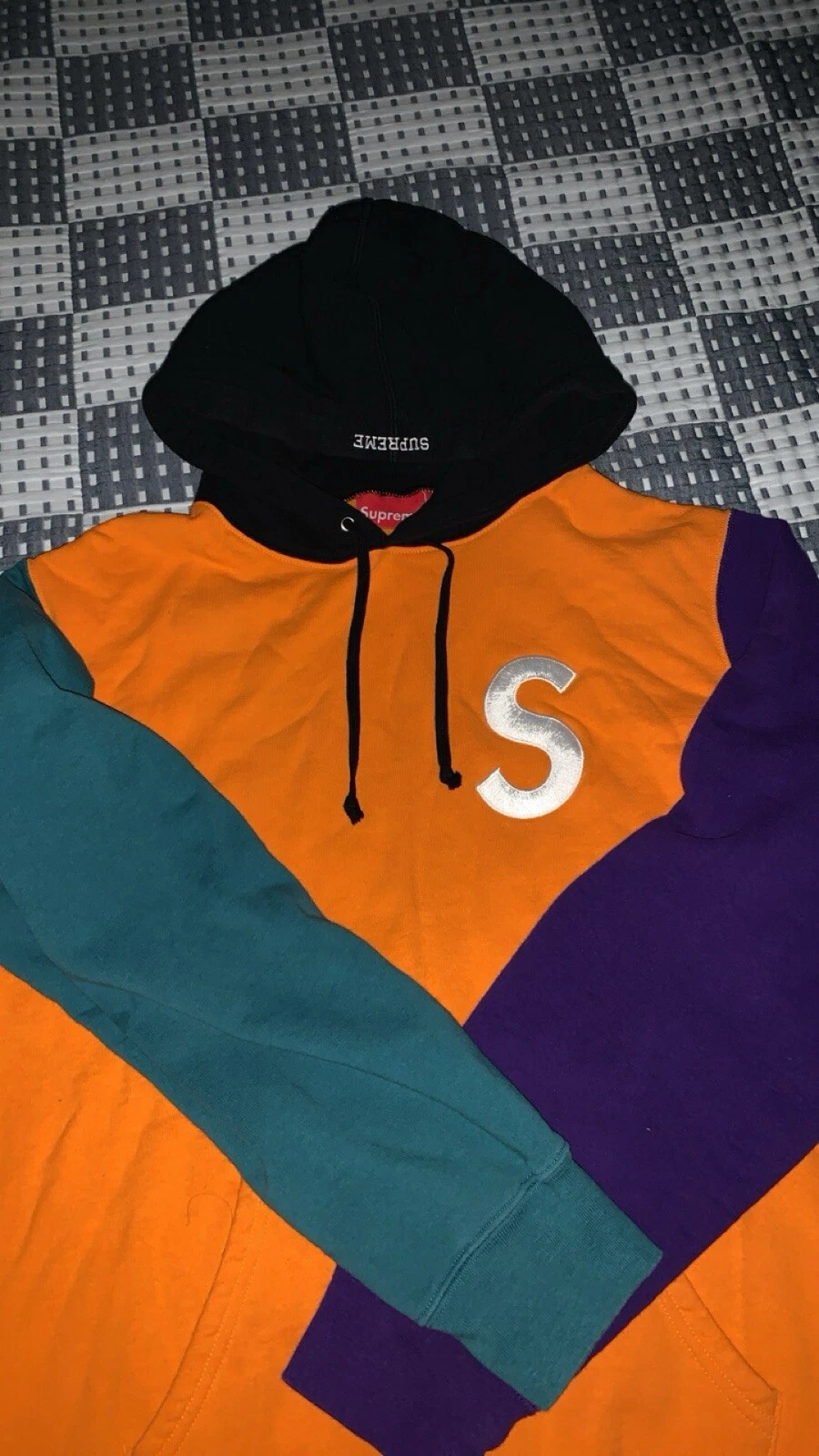 supreme sweat à capuche taille large