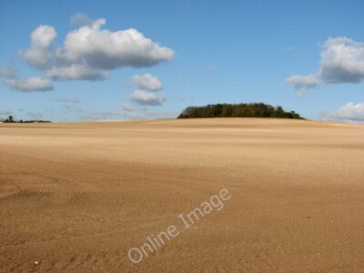 Photo 6x4 Hill Plantation Babraham Seen across recently-harrowed fields f c2011