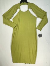 Black History Month Sammy B Women's Long Sleeve Cut Out Bodycon Dress X-Large