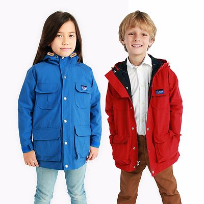 PENFIELD KID'S KASSON MOUNTAIN PARKA WINTER JACKET DEEP RED COBALT 