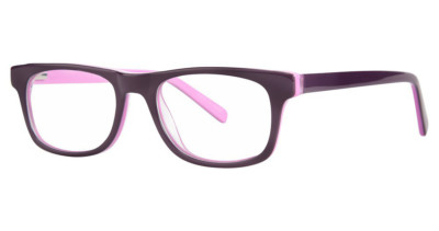 Modz Kids Balloon Eyeglasses Rectangular Plum/Lilac Rectangular Frame, 46-17-135