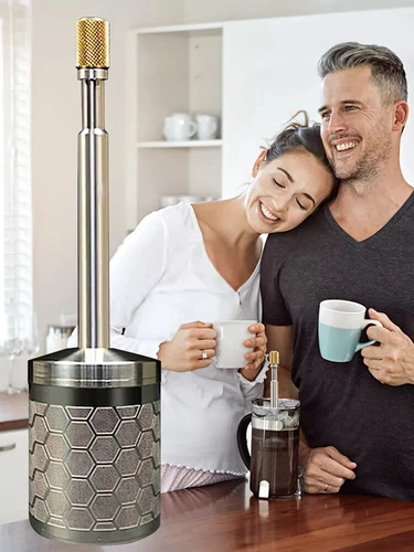 Portable Final Press Coffee Infuser Travel Stainless Steel Coffee Filter Brewer - Picture 10 of 18