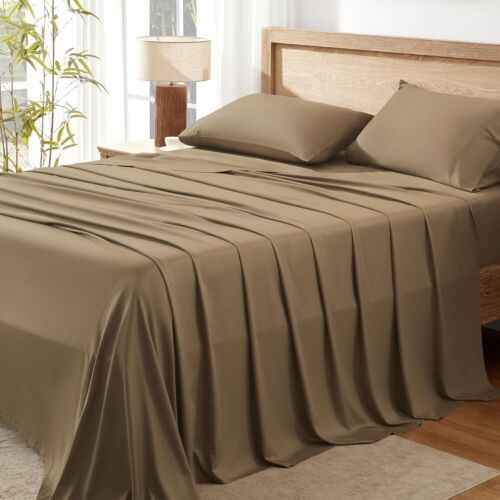 New- King Sheet Sets, 100% Viscose Derived from Bamboo