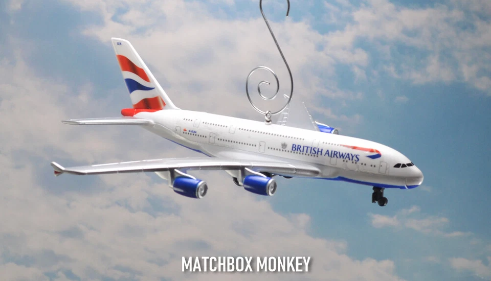 New British Airways Airbus A380 Airplane Jet Custom Christmas Ornament Adorno - Image 3 of 4