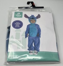 Disney Lilo Stitch Stitch Costume Infant Size 3-6 Months Jumpsuit Hoodie