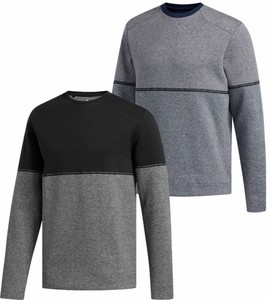 adicross heather fleece crew sweatshirt