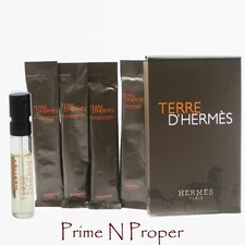 5 PCS HERMES TERRE D'HERME Travel kit, Spray, Shower & Shaving Gel, After Shave
