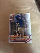 2022 Bowman Prospect Maximo Acosta RC #BP-113 - Texas Rangers Baseball Card
