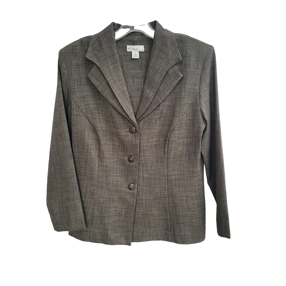 Traje Pantalón Kim Rogers Mujer Talla 8 Poliéster Verde Chaqueta Foto 2 de 4