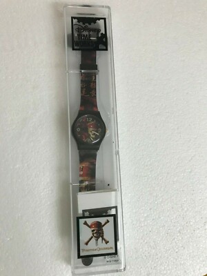 Disney Time Works Pirates Of The Caribbean Wristwatch Watch Collectible Park NEW