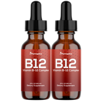 Vitamin B12 Complex, Dietary Supplement  2 Fl Oz 2 Bottles