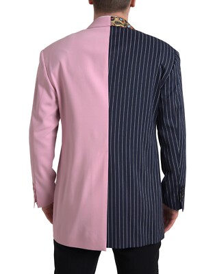 DOLCE & GABBANA Blazer Multicolor Patchwork Single Breasted