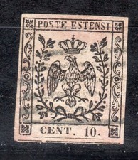 Modena 1852 10 centesimi n. 9