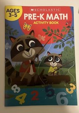 Scholastic - Pre-K Math Activity Book - Ages 3 - 5