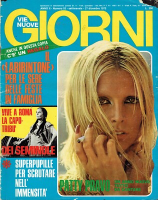 NEW WAYS 1972/52=PATTY PRAVO=MELANYA DE BE SEMINOLE=ROBERTO DI BARTINI=DECEMBER