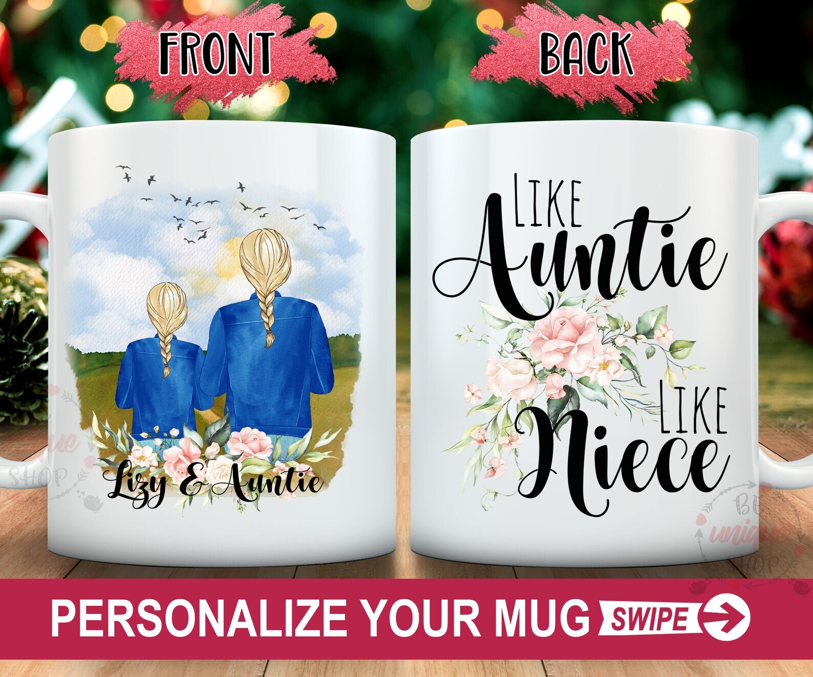 New Auntie Coffee Mug Auntie Gifts Mothers Day Gifts Best Aunt Ever Mugs Gift
