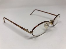 Luxottica Eyeglasses ITALY lU2203-G332 Tortoise Brown Metal 47-18-130mm Ll77