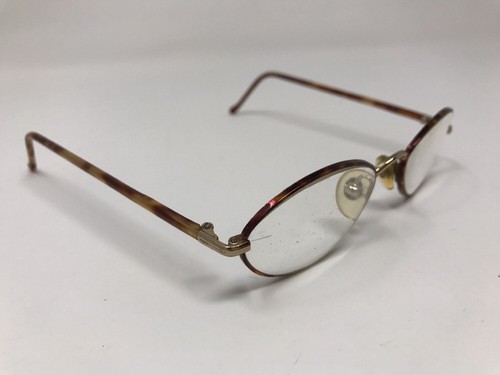 Luxottica Eyeglasses ITALY lU2203-G332 Tortoise Brown Metal 47-18-130mm  Ll77