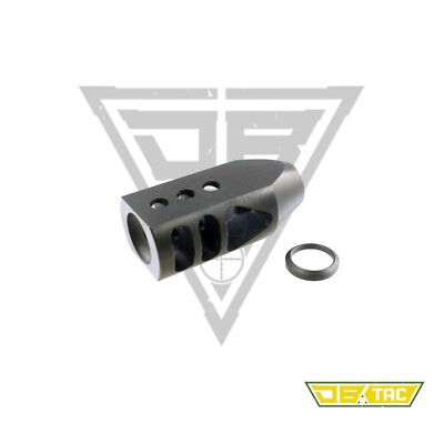 DB TAC 5/8''x32 TPI Thread .458 SOCOM Tanker Style Competition Muzzle Brake