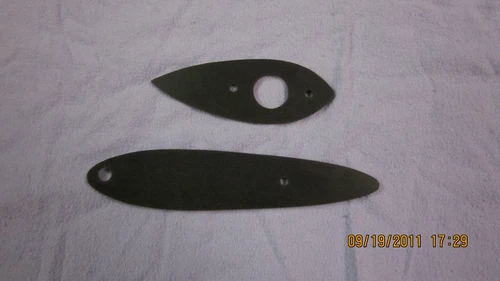 55-57 chevy bel air rear view mirror and radio antenna  mounting gasket