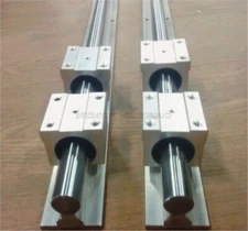 4Pcs Linear Bearing Slide Unit SBR20-1400MM RAILS+8PCS Blocks For Cnc hq