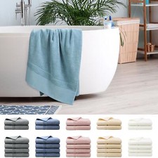 Bath Towel Set 27" x 54", 100 Cotton 600 GSM Towels Absorbent