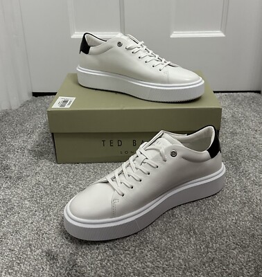 Ted Baker WFK-Lornea Magnolia Flower Platform Trainers White