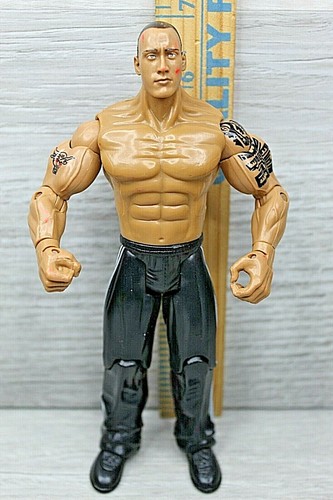 WWE THE ROCK Wrestling Figure 2003 JAKKS LOOSE - 第 1/2 張圖片
