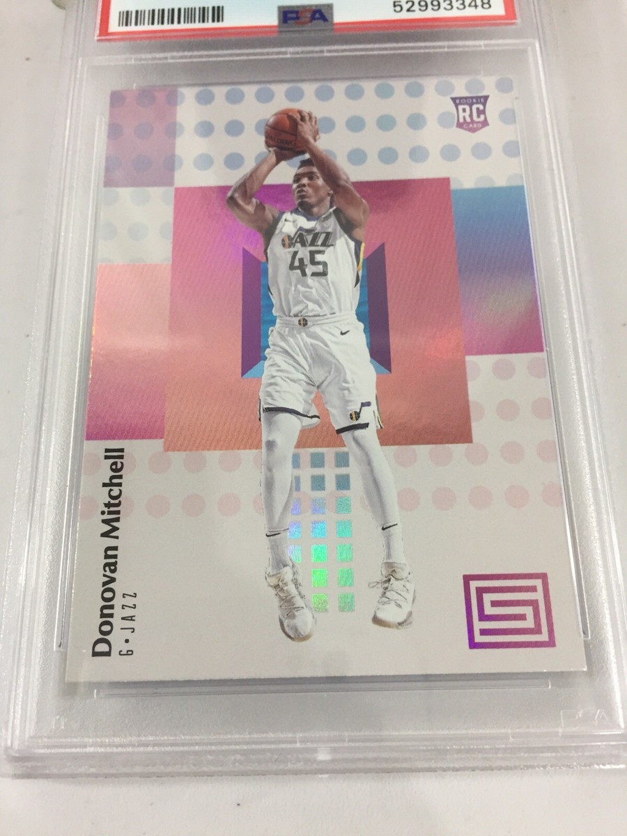 Donovan Mitchell 2017 Panini Status Rookie #122 Psa 9 Utah Jazz | eBay