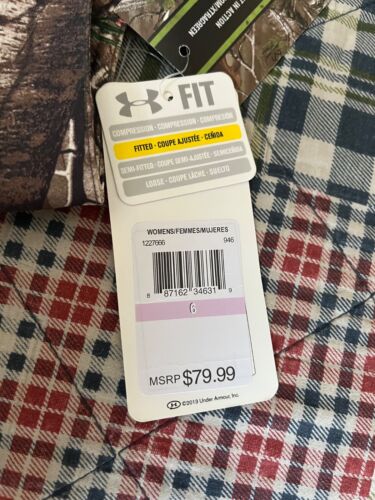 New w Tags Under Armour Hunt Light Weight Realtree Camo Fitted Pants Womens Sz 6 - Picture 5 of 7