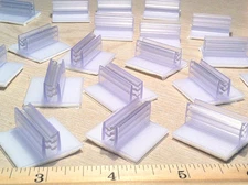(HOT!!) 20 STORE SALE SIGN GRIP HOLDERS (MAJOR RETAIL SUPPLIER!) ADHESIVE STANDS