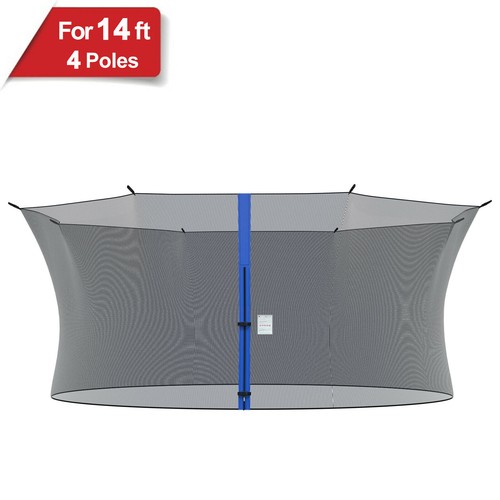 Fits 12 13 14 15FT Trampoline Replacement Mat & Safety Net 4/6/8 Poles Enclosure - Picture 22 of 22