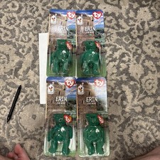 Ty Beanie Baby Lot Of 4 Erin The Bear 1997 Retired Plush Toy Brand New Unopened