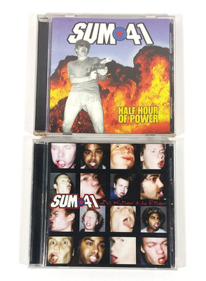 Sum 41 2 CD Lot Half Hour of Power/All Killer No Filler 2000's Pop Punk Rock VGC