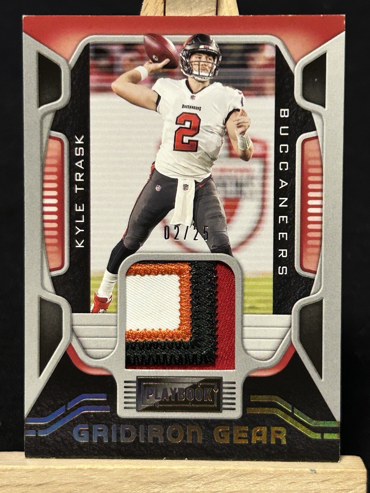 Kyle Trask Panini Playbook Gridiron Gear Relics #GGKTR Prime