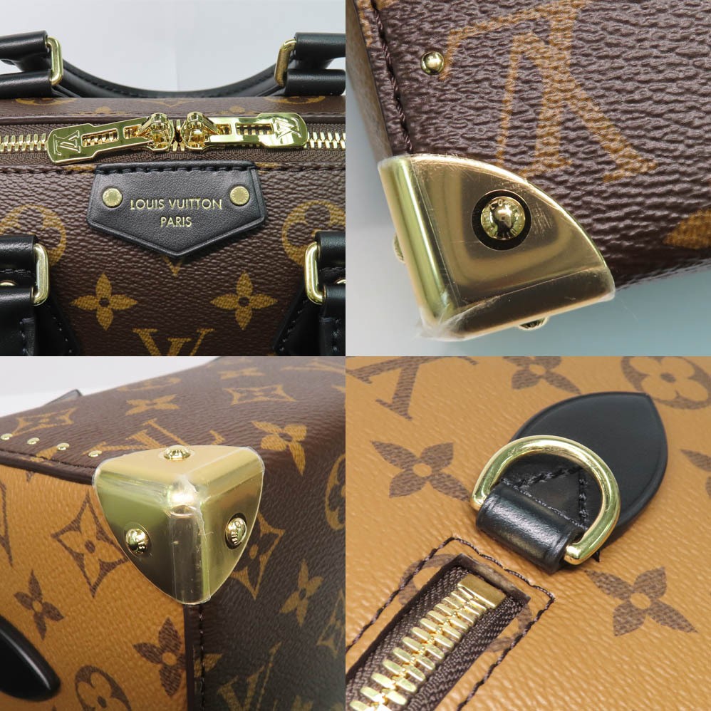 Louis Vuitton Speedy Trunk 20 M13146 Monogram 2 Way GD Hardware 17597