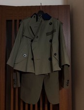 sacai 21SS Military Trench Coat Docking Khaki M Near Mint Japan Fashion
