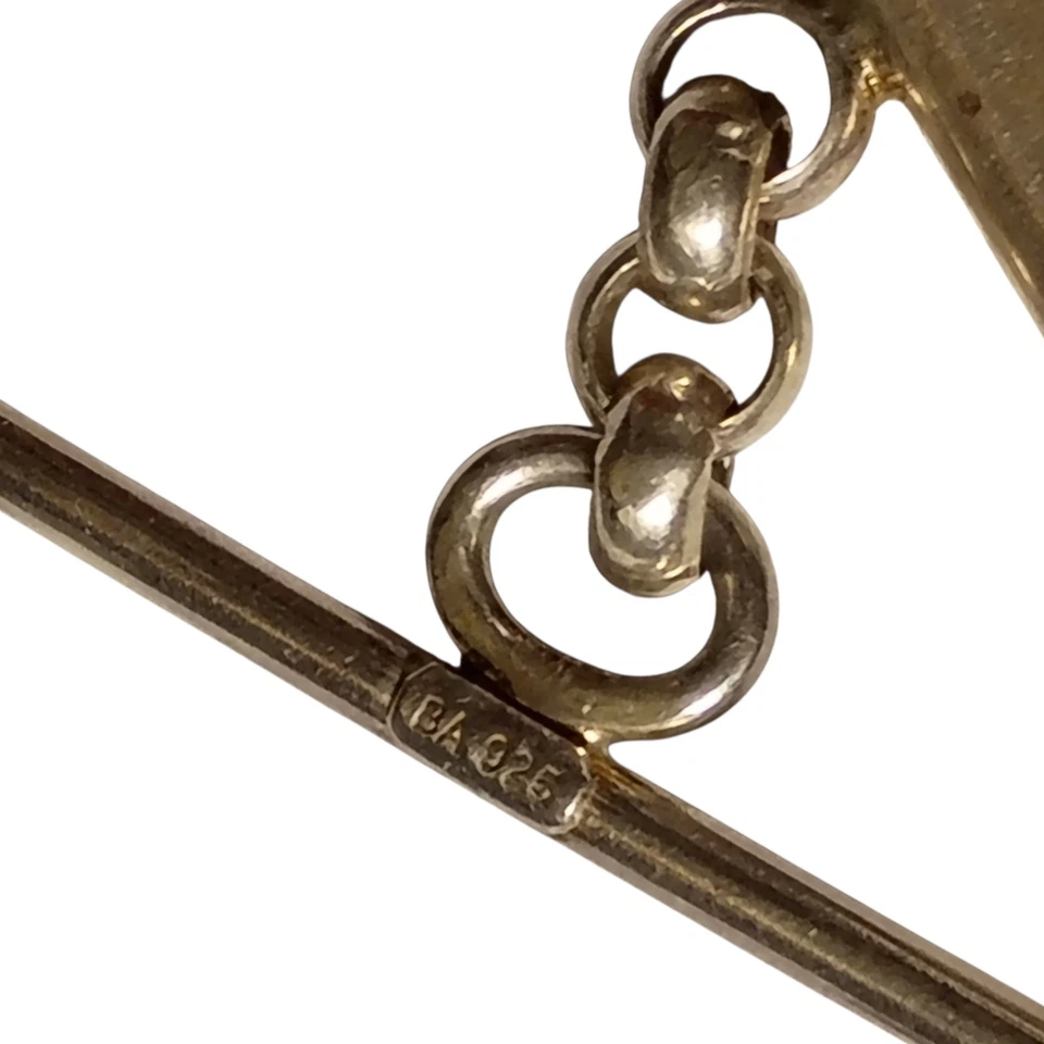 BA Suarti SterlingSilver Chainmaille Chainmail Dog Collar Choker Toggle Necklace - Image 2 of 4