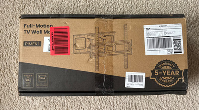 Brand New Vesa Mounting Compliant Full Motion TV Wall Mount, PIMFK1 