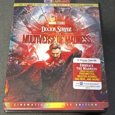 Marvel Studios Doctor Strange Multiverse of Madness 4K UHD Blu-ray Cinematic Un…
