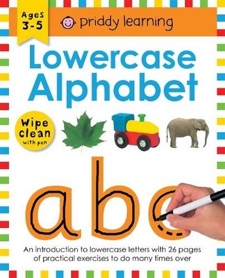 Roger Priddy Priddy Books Lowercase Alphabet (Spiral Bound) Wipe Clean Workbooks
