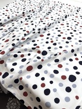 100x150cm Stoff Rest Jersey Baumwolljersey Maritim Dots