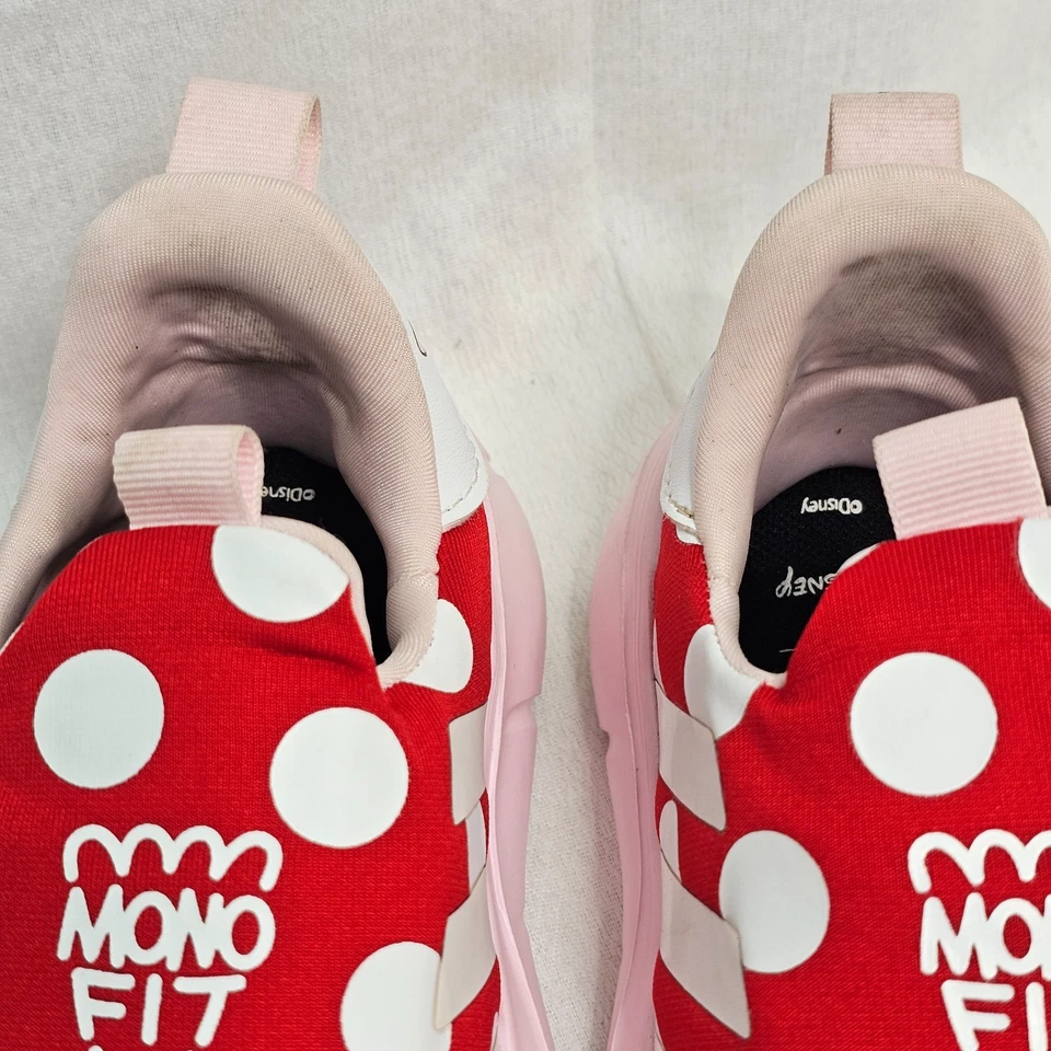 Adidas X Disney Minnie Mouse Monofit Entrenador Zapatos Rojo Niño Niñas Talla 9K Foto 3 de 4