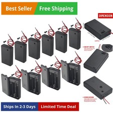 10 PCS 3 AAA 4.5V Battery Holder with Switch 3X 1.5V AAA Battery Holder with ...